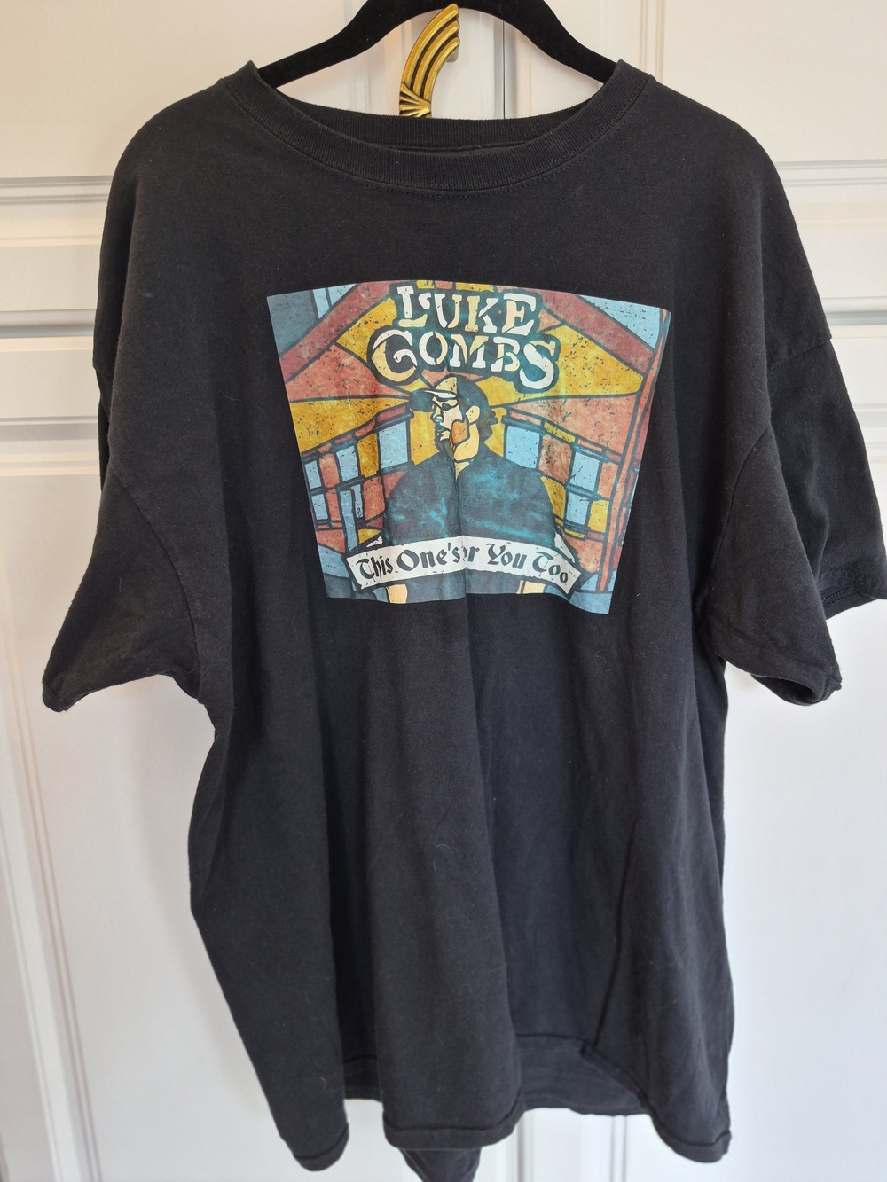 Luke Combs Black Graphic T-Shirt XL